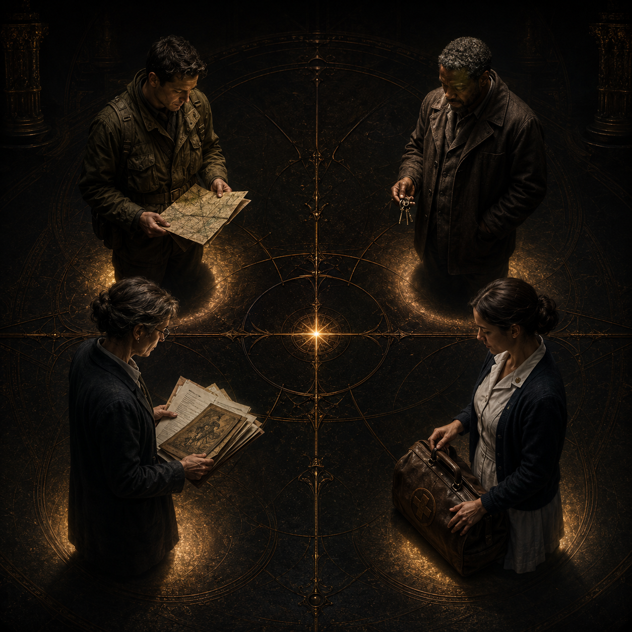 Cinematic image inspired by the stewardship, service, and justice themes of The Divine Order